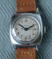 Lady's antique cushion shaped Solar watch - circa 20's